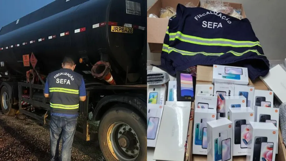 Giro Policial: Sefa apreende aparelhos eletrônicos