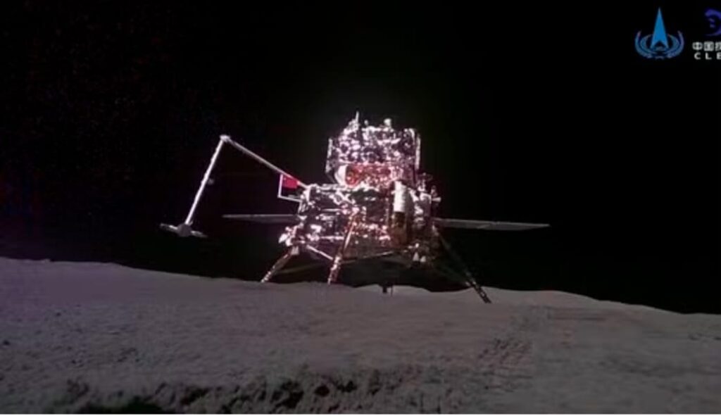 Sonda chinesa retorna para a Terra com amostras do lado oculto da Lua